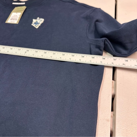 Goodfellow & Co Men's Navy Crewneck Sweater with Emblem Size XL - Picture 6 of 7